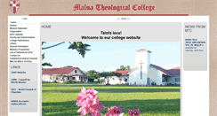 Desktop Screenshot of malua.edu.ws