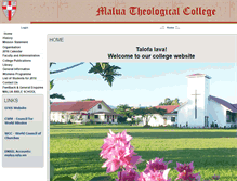 Tablet Screenshot of malua.edu.ws